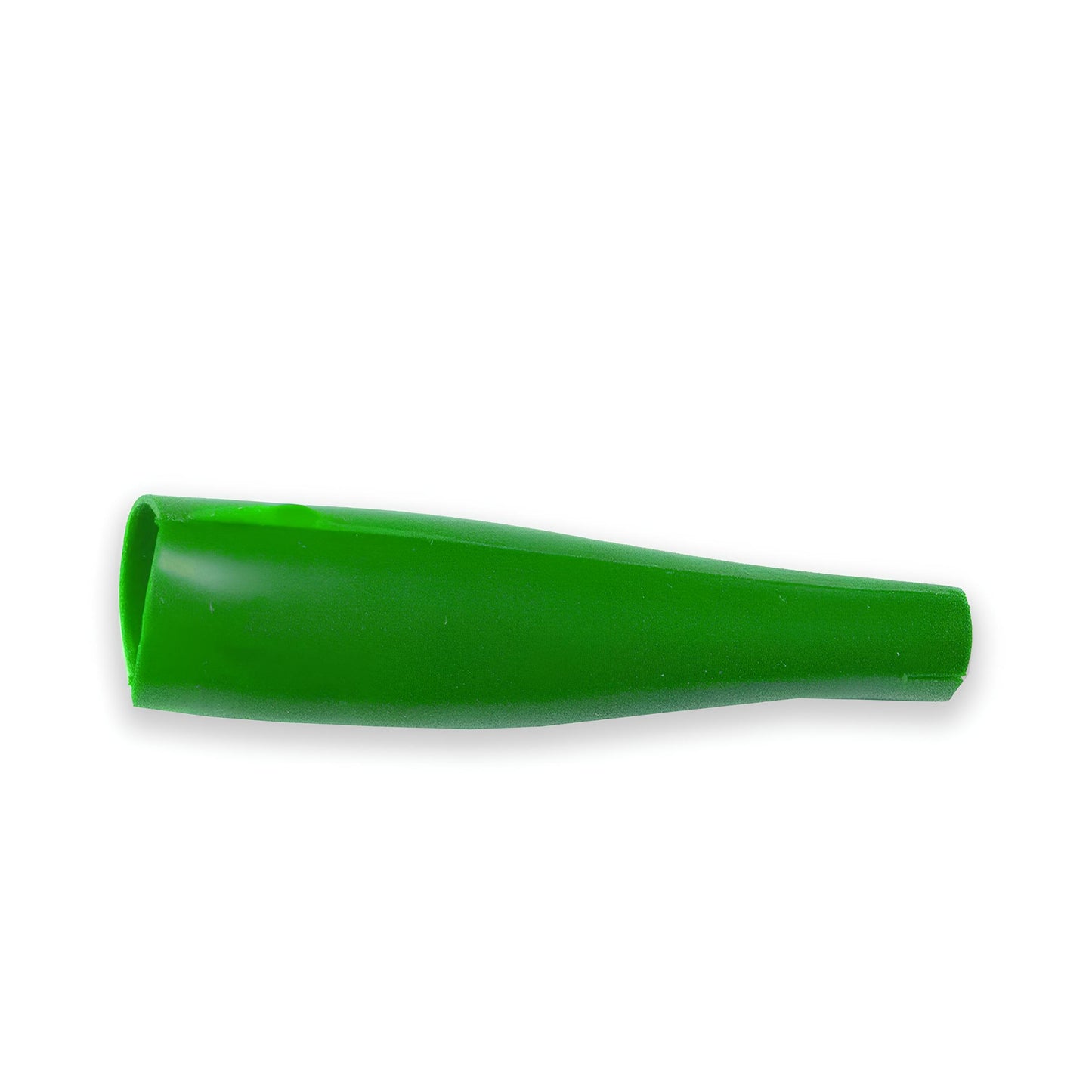 Flexible PVC insulator for TW-81 Series alligator test clips, compatible with Mueller BU-70 Series clips, green color