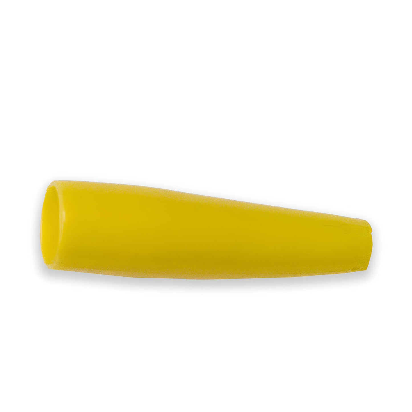 Flexible PVC insulator for TW-81 Series alligator test clips, compatible with Mueller BU-70 Series clips, yellow color