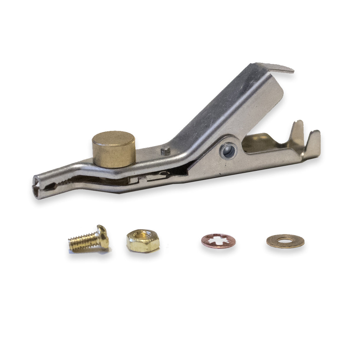 Large Alligator Test Clip, Bed of Nails with Spike, Loose Hardware, Model TW-9894-P