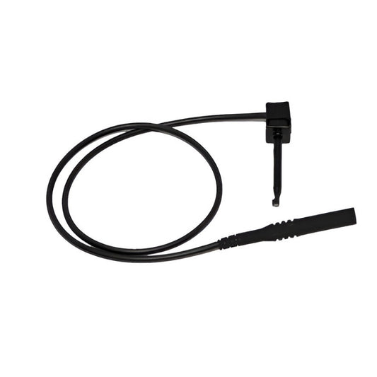 Shrouded banana plug to plunger test lead, Model TW2272 Black