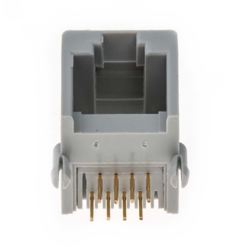 RJ45 jack connector without transformer tab up - No LEDs - Second View