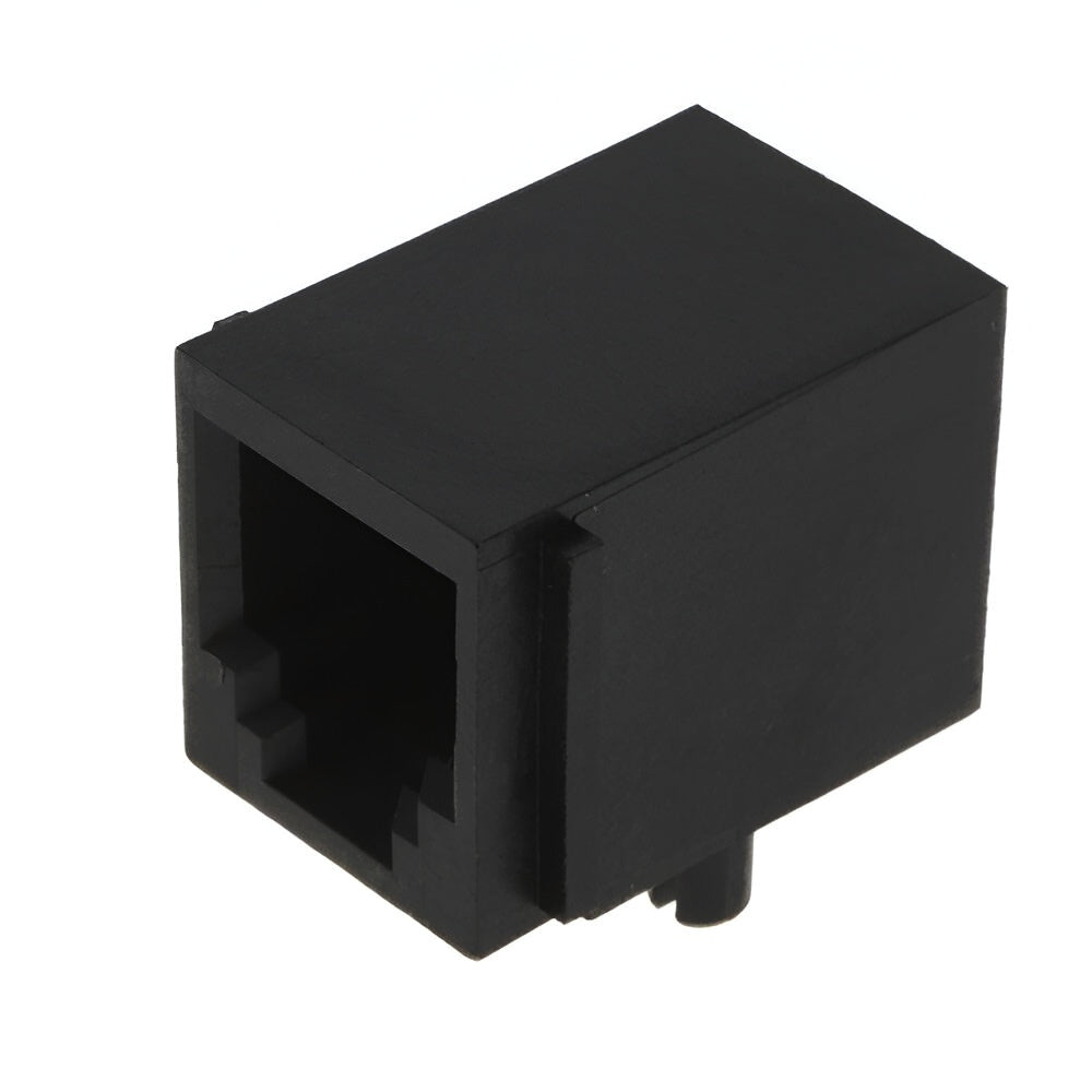 RJ45 jack connector without transformer tab down - No LEDs - Main View