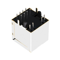 TWE07559925S1L3D, RJ45 sin Pestaña de Transformador Hacia Abajo con LED Verde/Amarillo