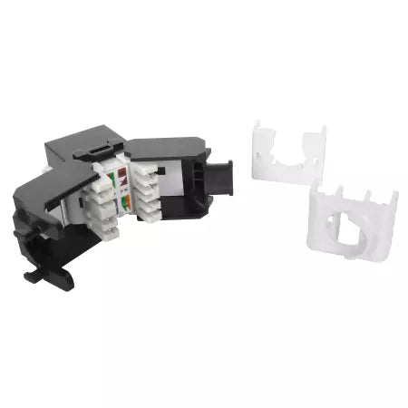Toolless 180 Degree Cat6A UTP Keystone Jack - TWKS6A-B02-11133 - Second View
