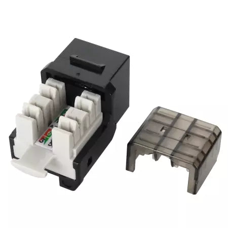 110 Punch Down 90 Degree Cat6A UTP Keystone Jack - TWKS6A-B02-11149 - Second View