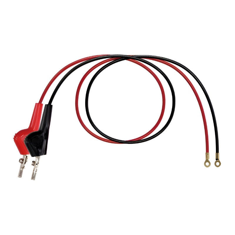 Angled alligator clip to ring terminal test lead, Model TWT420003