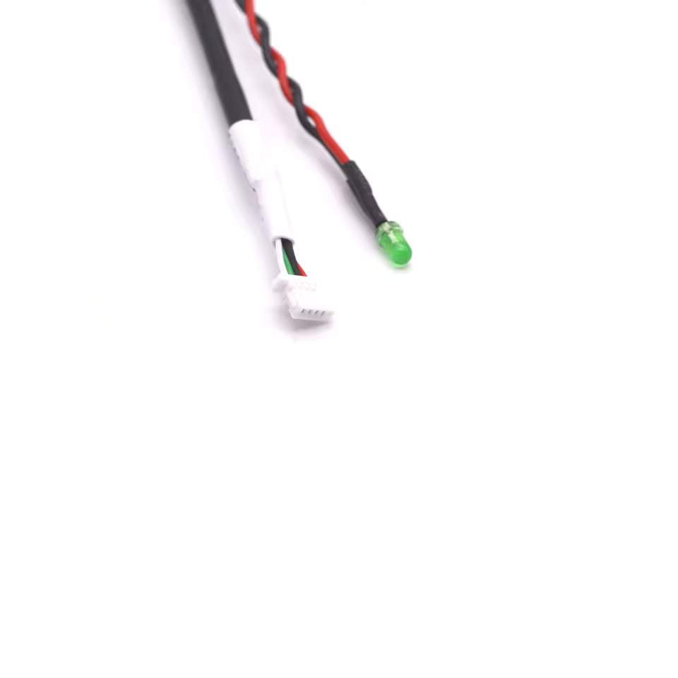 ISO certified factory producing custom wiring looms with indicator lights.