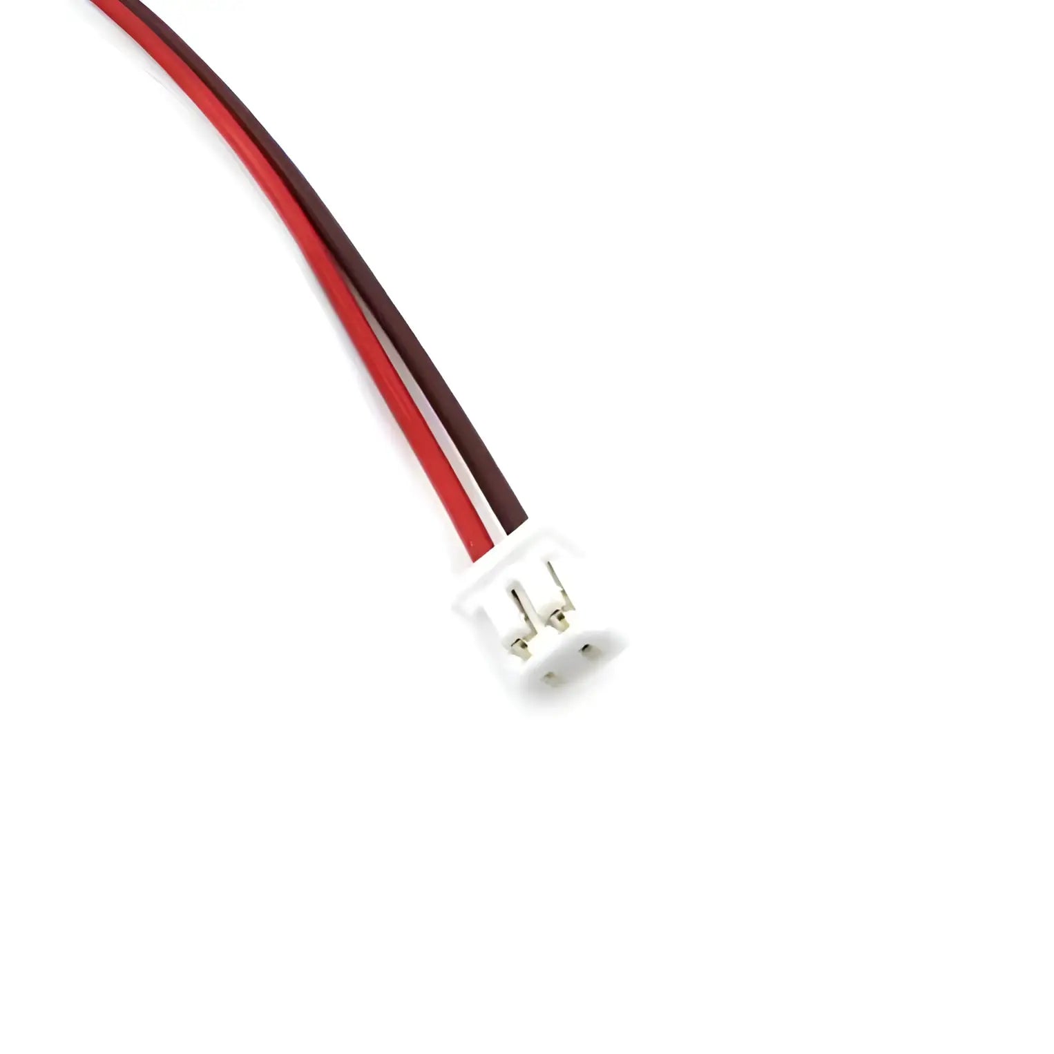 JST PA Series 2.0mm wire harness with red and brown wire