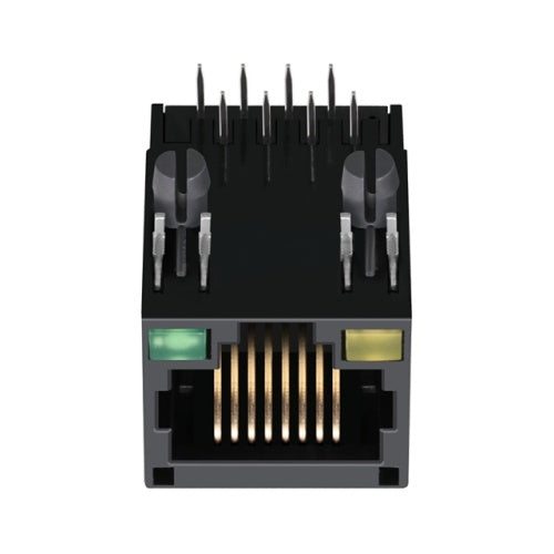 RJ45 Modular Jack without Transformer Tab Down - TWE271NDNL - Second View