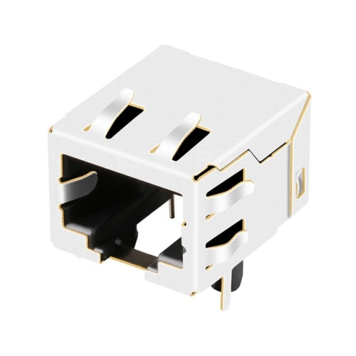 RJ45 Modular Jack Connector without Transformer Tab Down - TWE2916CNL - Main View