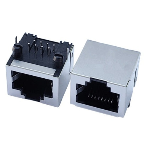 RJ45 Modular Jack Connector without Transformer Tab Up - TWE212DNL - Main View