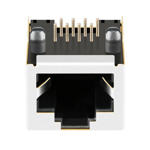 RJ45 Modular Jack Connector without Transformer Tab Up - TWE212DNL - Second View