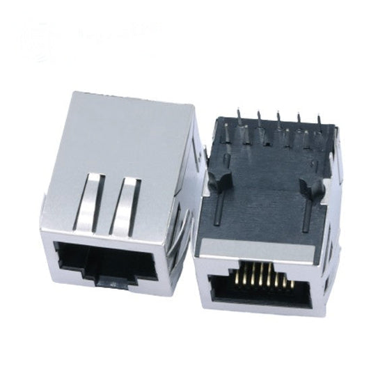 TWQ16519CNL, 5G Base Magnetics RJ45 Tab Down without Led - TeleWire Technology