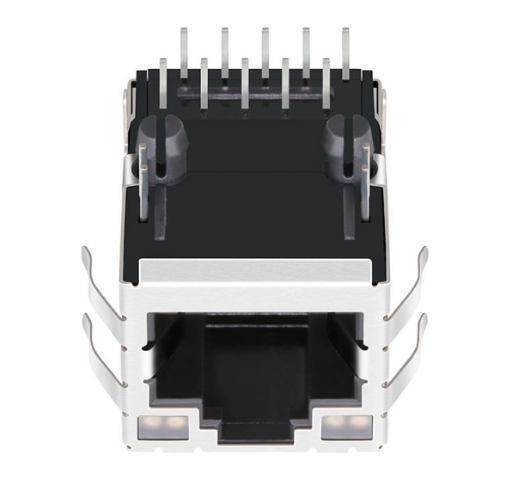 TW27425A5NL, 1000 Base RJ45 with Transformer Tab Up with Green&Yellow/ Green&Yellow Led - TeleWire Technology