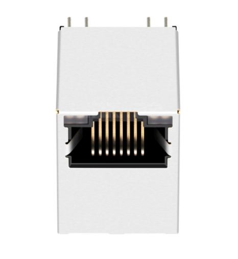 TWDK5946B62NL, 1000 Base Vertical RJ45 with Transformer Tab Up with Green&Yellow/ Green&Yellow Led - TeleWire Technology