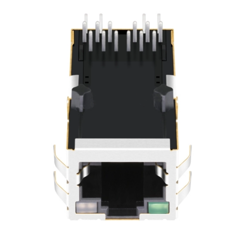 TW1147A216NL, 1000 Base Gigabit Magnetics RJ45 Tab Up with Green/ Green&Orange Led - TeleWire Technology