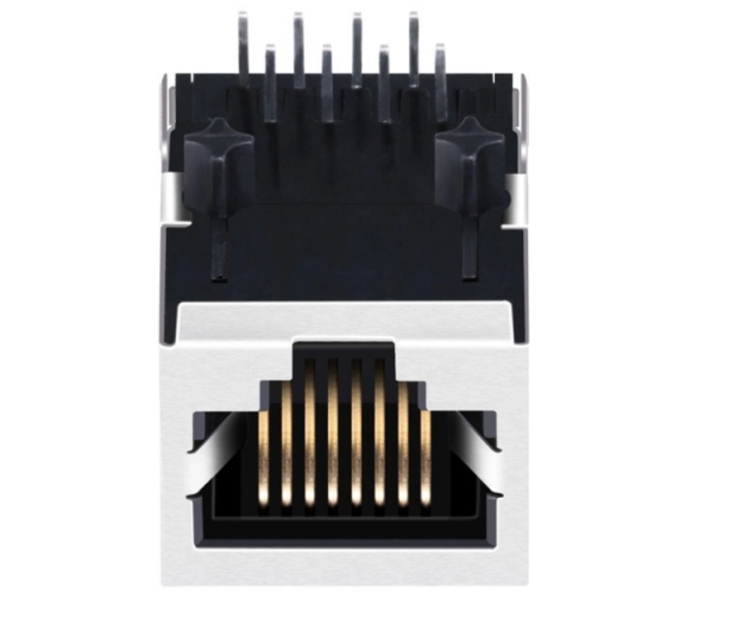 RJ45 jack connector No transformer tab down - No LEDs - Second View