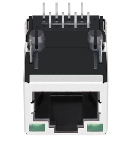RJ45 Jack Connector without Transformer Tab Up - TWE612NFNL - Second View