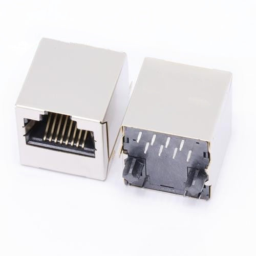 TWD1123DNL, 10/100 Base Vertical RJ45 with Transformer Tab Up without Led - TeleWire Technology