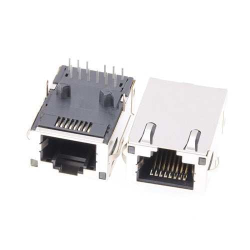 Integrated RJ45 Jack | Low-Profile | 10/100 Base-T | Tab Up