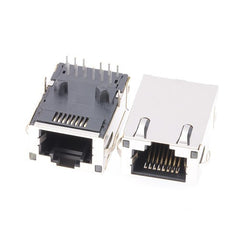 TWL81510CNLV, 100 Base Niskoprofilowe RJ45 z Transformatorem Zakładka w Górę bez Diody LED