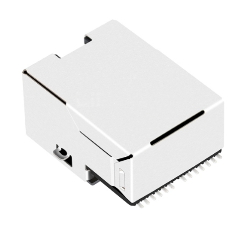 TW20016AGNL, 10/100 Base SMT RJ45 with Transformer with PoE Tab Up with Yellow/ Green Led - TeleWire Technology