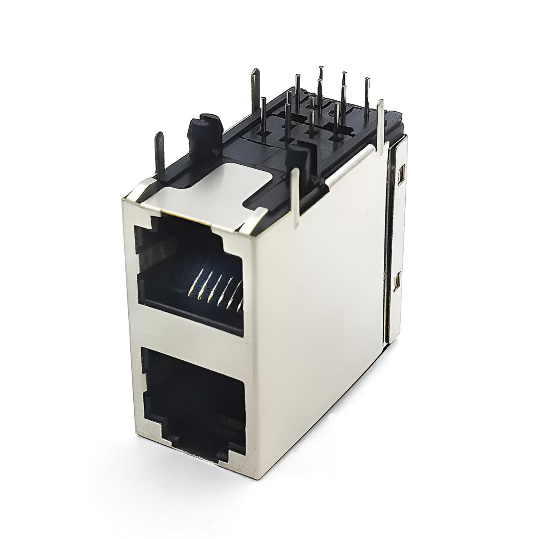 RJ11 Modular Jack | 2x1 Port | Shielded | Haute Qualité